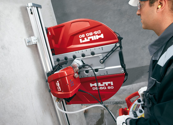Betonbohren, Wanddurchbruch, Kernbohrung Hilti DS-BG 80